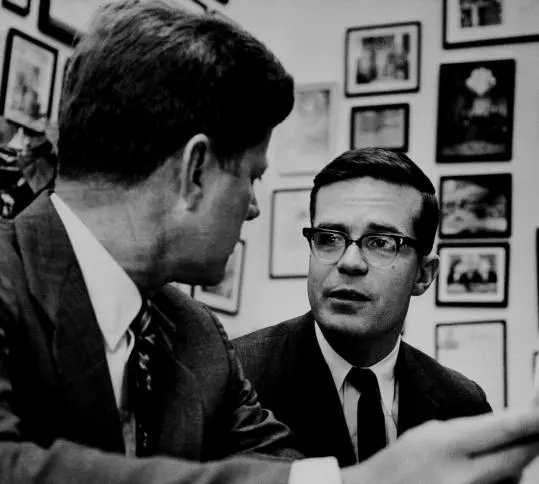 John Kennedy and speechwriter Ted Sorensen Inaugural Address