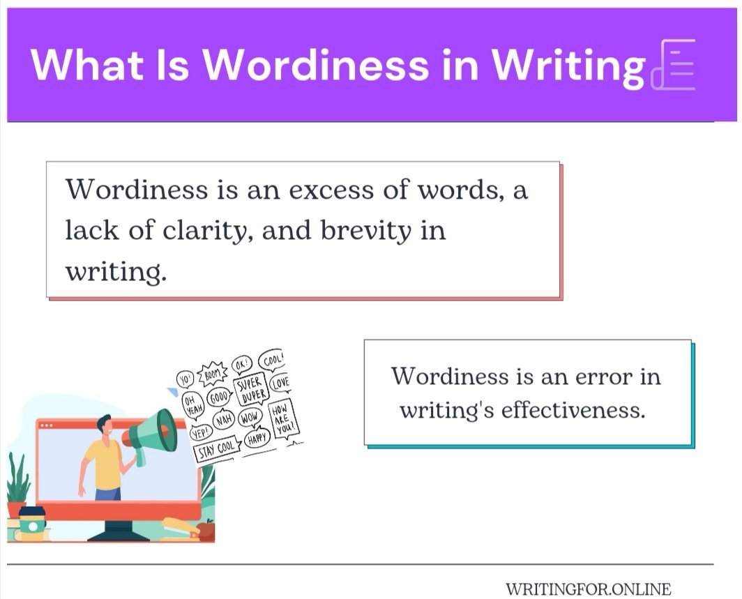 Wordiness in writing examples, how to eliminate